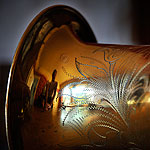 Ref : C380 - Nikon D300 - Nikkor 18-200mm<p class='text'>John Helliwell en reflet dans son saxophone, chez lui en Angleterre.<p align='right'><a href='achat2012fr.php?ref=C380'>[ Commander un tirage</a><img src='images/cart.png' align='absmiddle'><a href='achat2012eng.php?ref=C380'>Order a print ]</a>